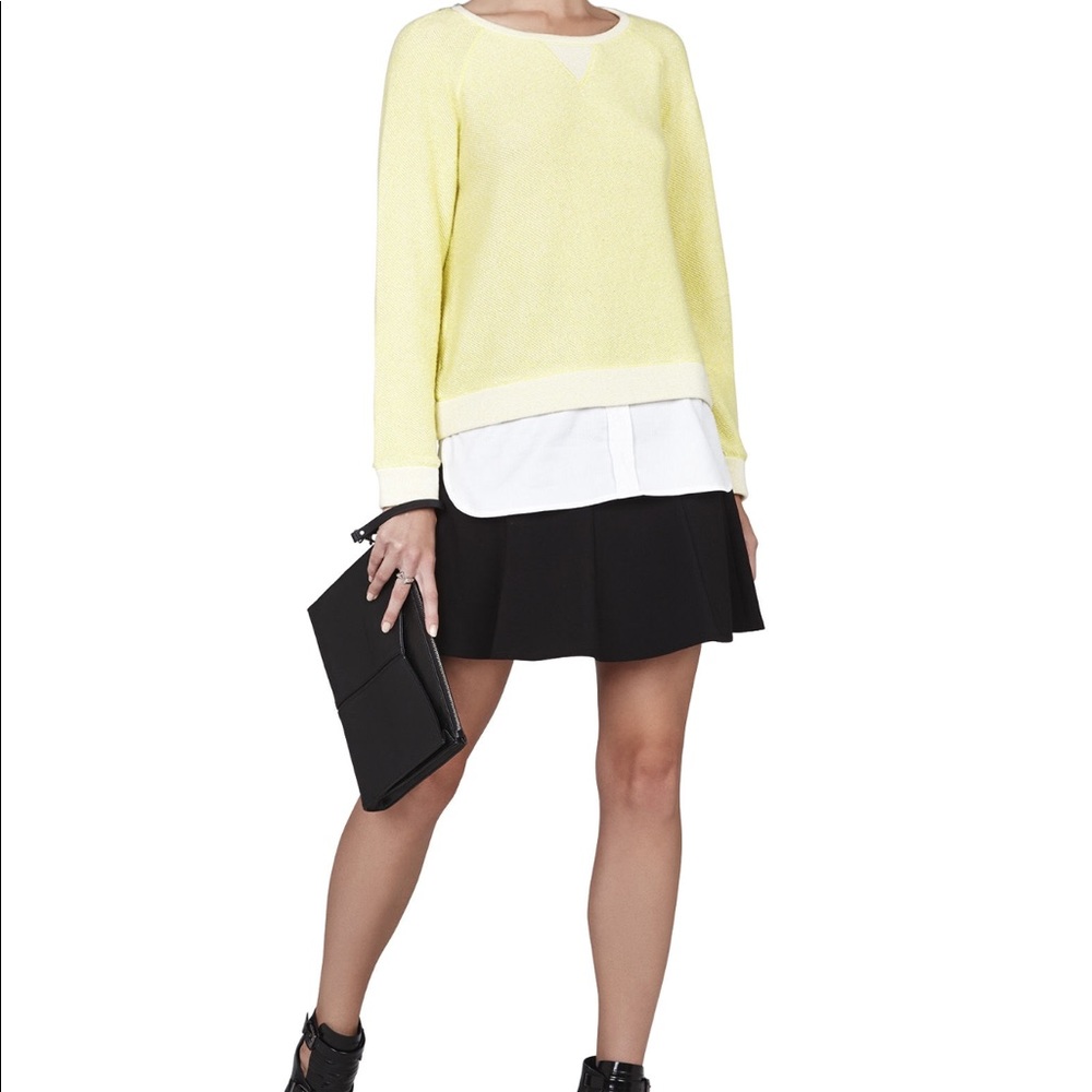 BCBG Max Azria Raven shirttail sweater